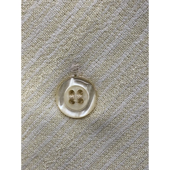 Pronti Button Down Shirt Men's Size XL Yellow Short Sleeve Embroidered Design - Picture 11 of 14